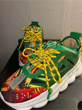 Versace chain reaction sneakers